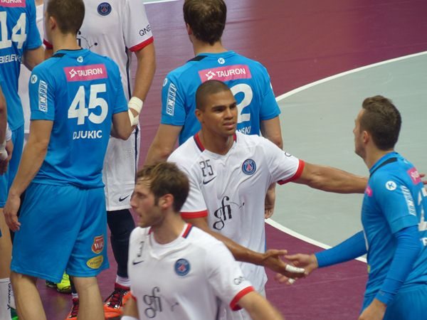 PSG Handball celebrate first EHF CL win Handball Planet