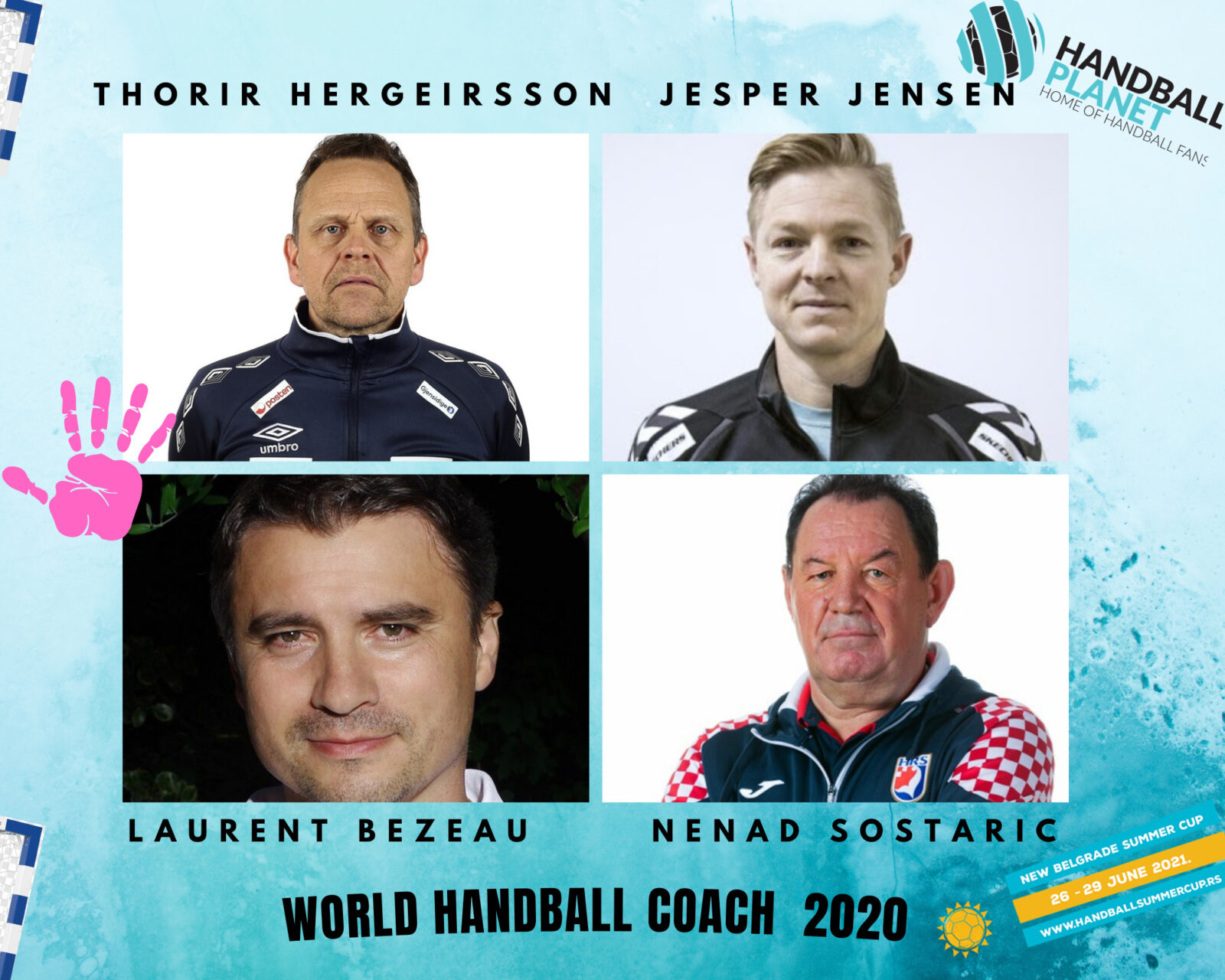 world female handball coach