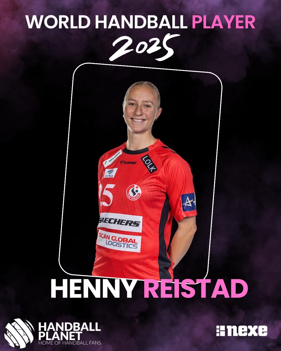 Henny Reistad po raz czwarty z rzędu Piłkarką Ręczną Roku!